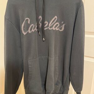 Cabela's Gray and Black Fleece Jacket